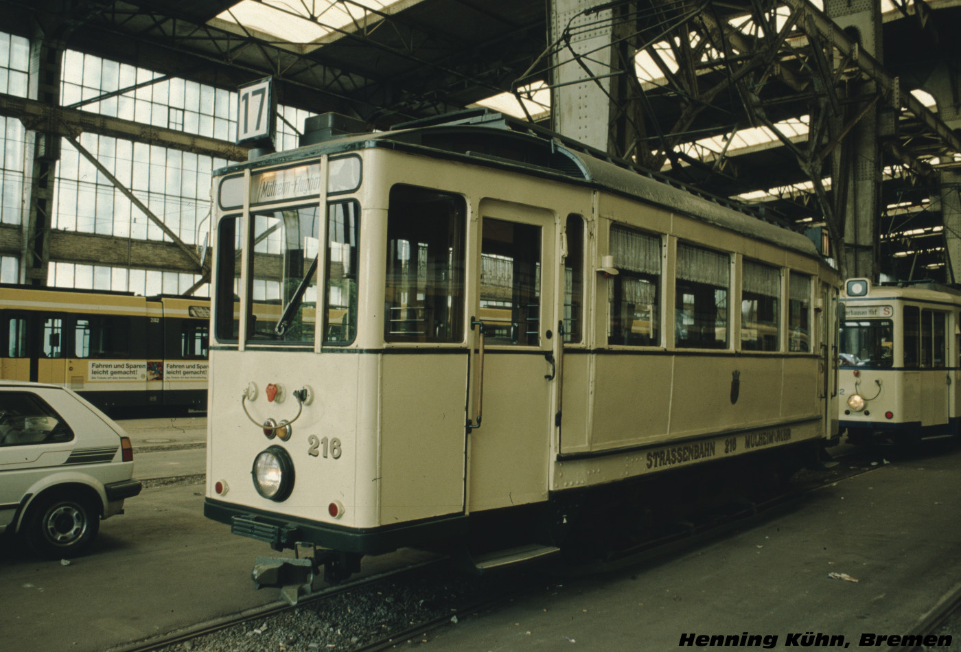 Linke-Hofmann 2 axled tram #216